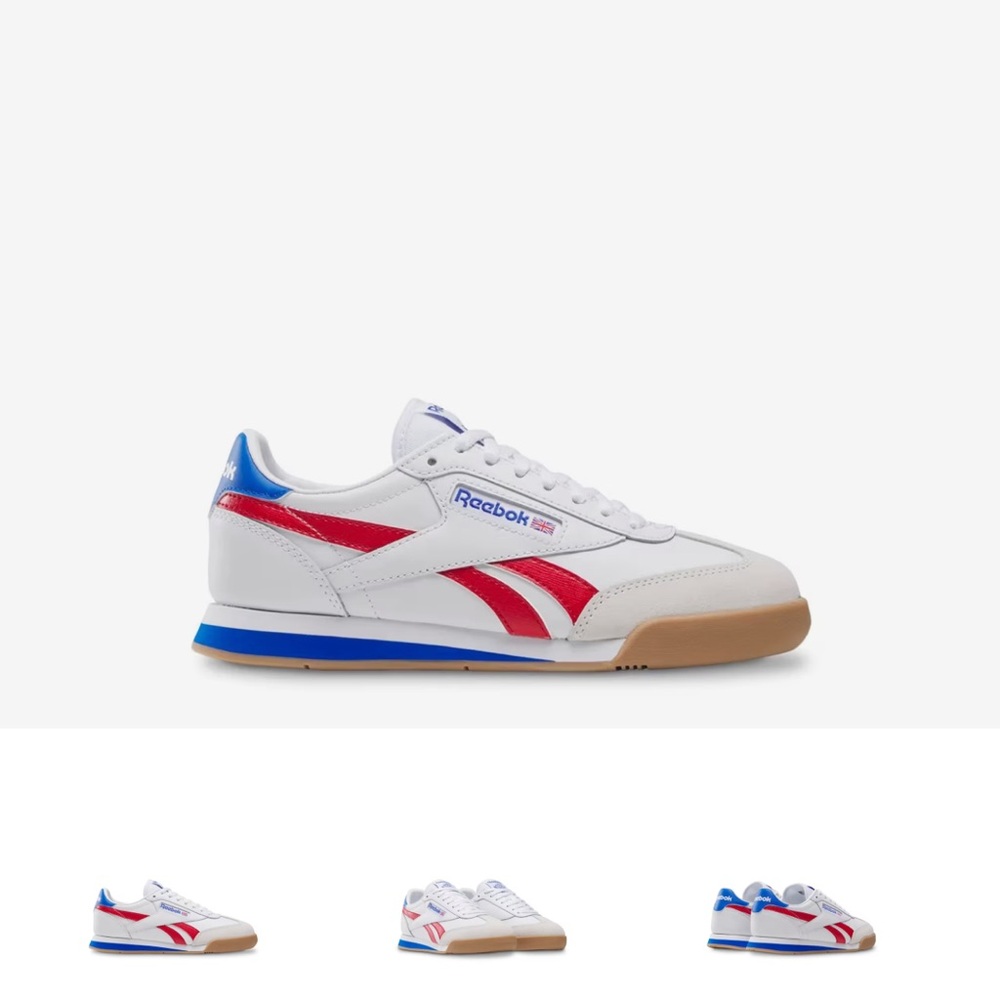 Reebok Campio XT Athletic Shoe - Little Kid - White / Red / Blue